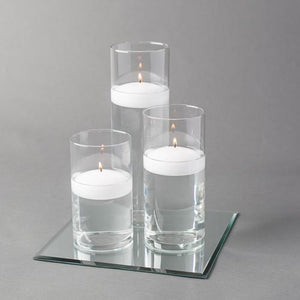 1 of 14: Eastland Square Mirror and Cylinder Vase Centerpiece with Richland 3" Floating Candles Set