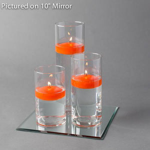 14 of 14: square mirror centerpiece candles set 3