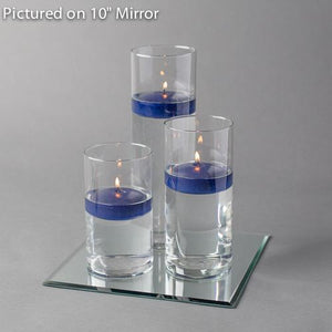 8 of 14: square mirror centerpiece candles set 3