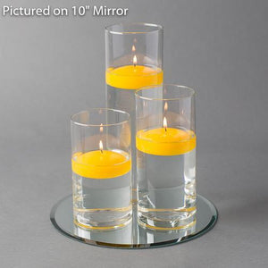11 of 15: round mirror centerpiece candles set 3