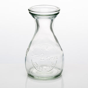 1 of 3: richland glass bud vase clear teardrop set of 36