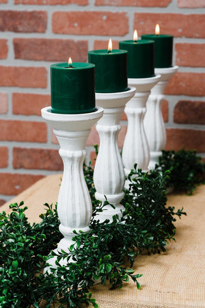 4 of 5: 9ft Faux Boxwood Garland