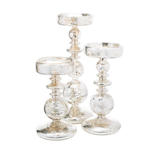 1 of 5: richland pillar holders unique mercury bubble set of 3