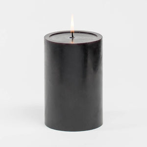 1 of 2: richland 4 x 6 black pillar candle