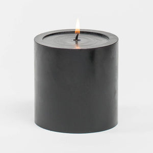 1 of 2: Richland 4" x 4" Black Pillar Candle