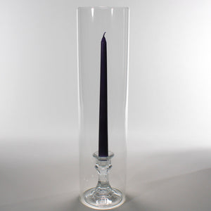 5 of 8: Richland Glass Chimney Candle Shade 4" x 16"