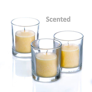 19 of 30: Richland Votive Candles & Eastland Clear Votive Holders Set of 12