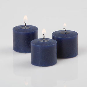 2 of 3: richland votive candles navy blueberry scented 10 hour set of 12