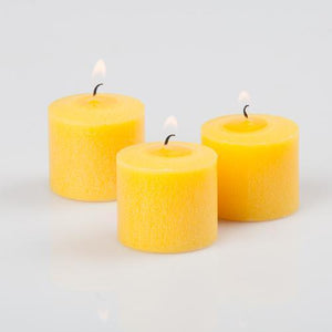 2 of 3: richland votive candles yellow lemon meringue scented 10 hour set of 144