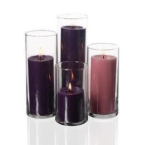 17 of 18: Richland Pillar Candles & Eastland Cylinder Holders Set of 4