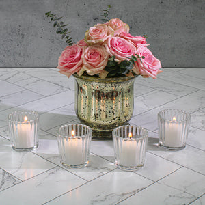 3 of 5: Eastland Ribbed Votive Candle Holder