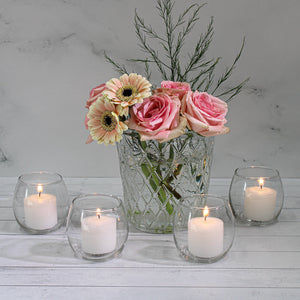 3 of 5: Richland Votive Candles Unscented White 10 Hour Set of 72