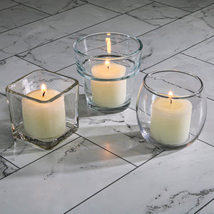 2 of 3: Richland Votive Candles Unscented Light Ivory 10 Hour Set of 72