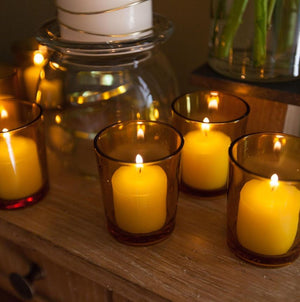 3 of 3: Eastland Votive Holder Amber Set of 72