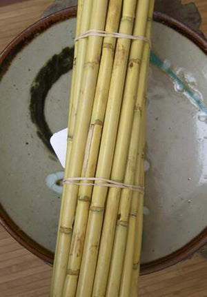 3 of 3: Bamboo Poles 12 Pack 24in Natural
