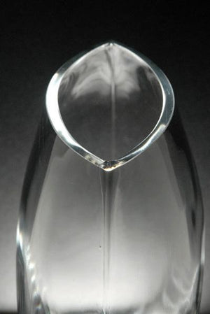 3 of 4: round glass vase 10in
