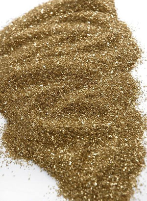 2 of 2: German Glass Glitter Gold 1 lb. bag