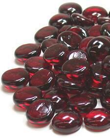 1 of 4: vase gems ruby red glass 18 lbs