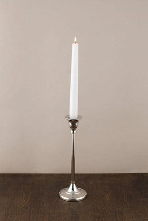 1 of 2: candlestick silver 9in