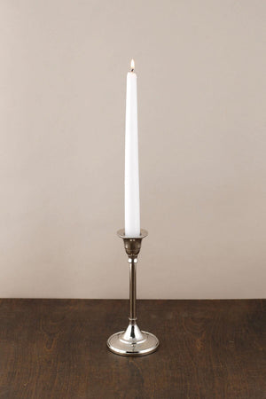 1 of 2: candlestick silver 7in