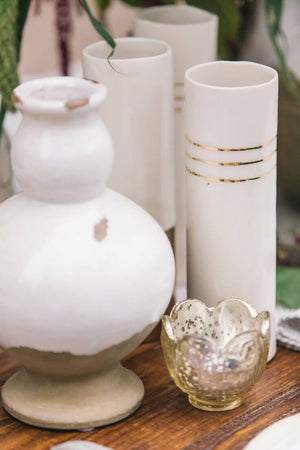 5 of 5: 6 Gold Carraway Votive Holders