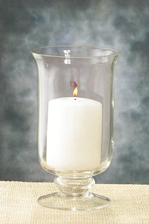 3 of 4: 8in Hurricane Vase & Candle Holder