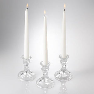 1 of 2: Richland Taper Candles 12" White Set of 10