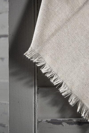 3 of 6: 12 Linen Napkins with Fringe Edge 20in