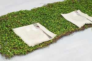 2 of 3: Moss Leaf Mat Green 16 x36