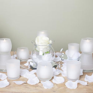 3 of 3: Eastland Votive Candle Holder Frosted Set of 12