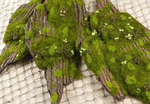4 of 4: Foam Moss Tree Bark 14 X 6.5in