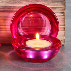 2 of 3: Eastland Chunky Tealight Candle Holder Pink Set of 96