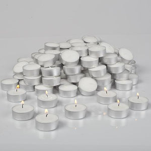 1 of 7: Richland Tealight Candles White Unscented Set of 125