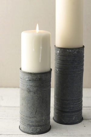 3 of 3: zinc cylinder vase pillar candle holder 6