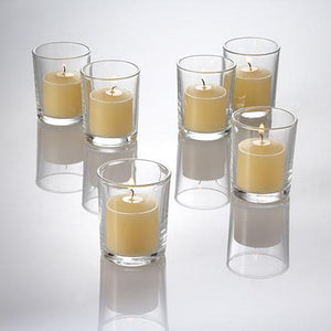 richland votive candles unscented ivory 10 hour set of 144