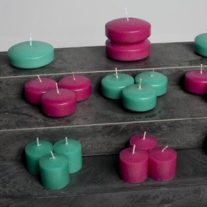 richland votive candles unscented hot pink 10 hour set of 72