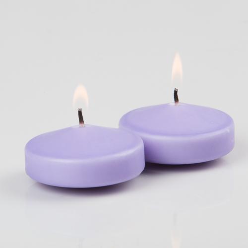 Richland Floating Candles 3" Lavender Set of 12