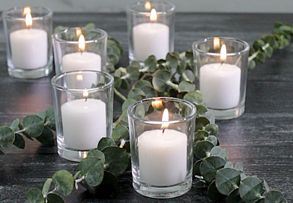 Richland Votive Candles Unscented White 10 Hour Set of 12 - view 4