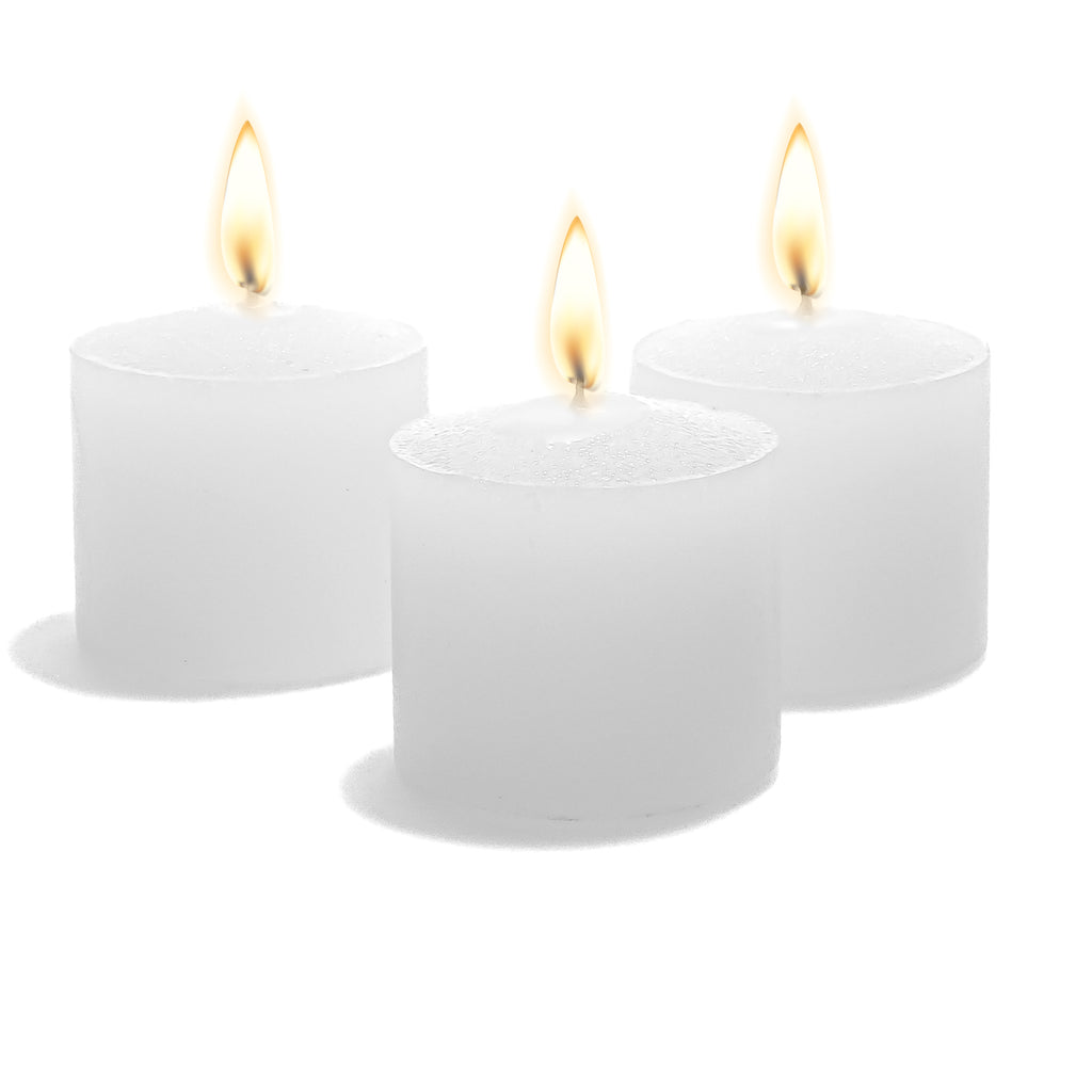 Richland Votive Candles Unscented White 10 Hour Set of 72
