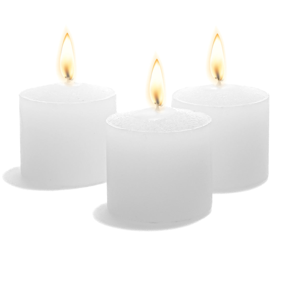 1001 White Votive Candle - view 1
