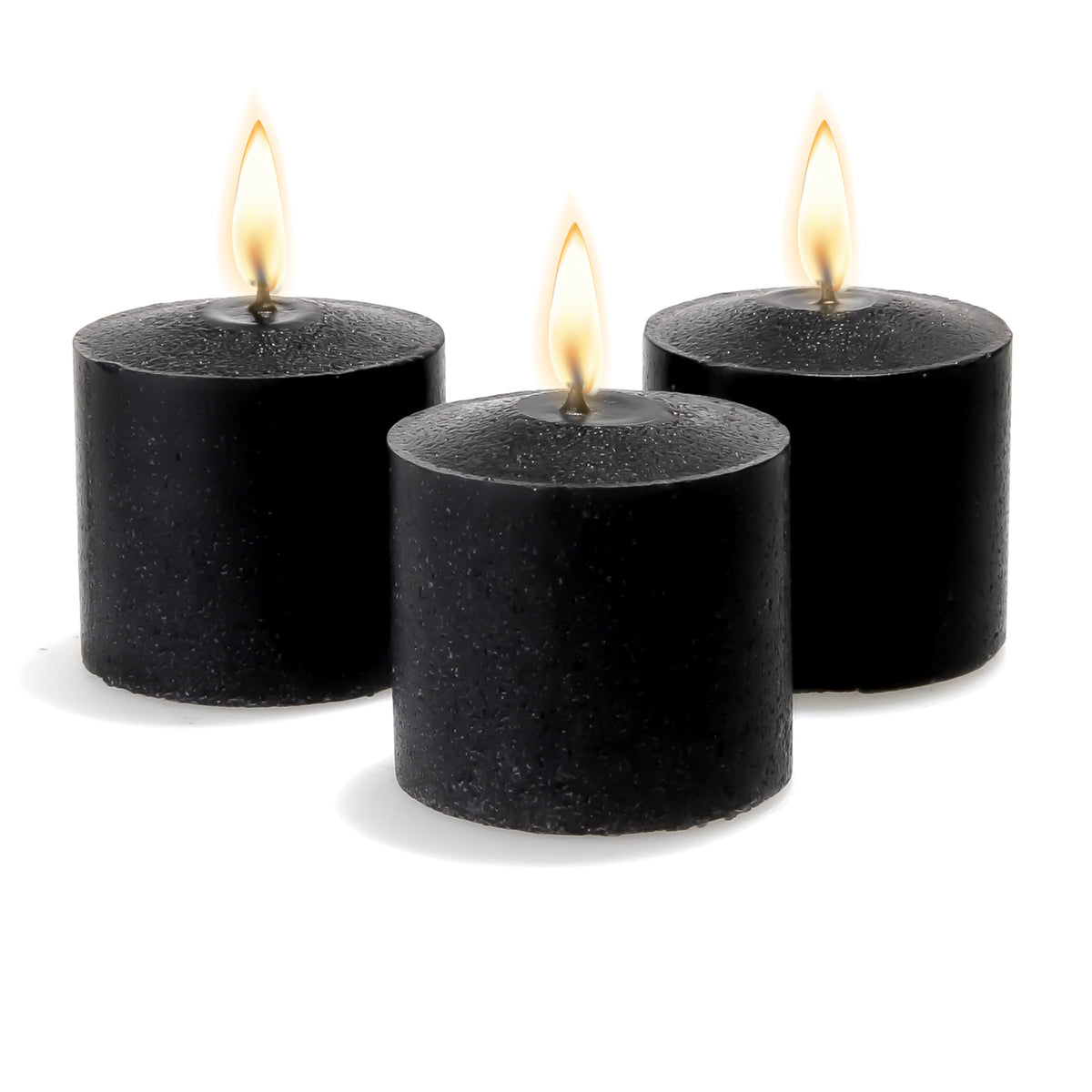 1010 Black Votive Candle - view 1