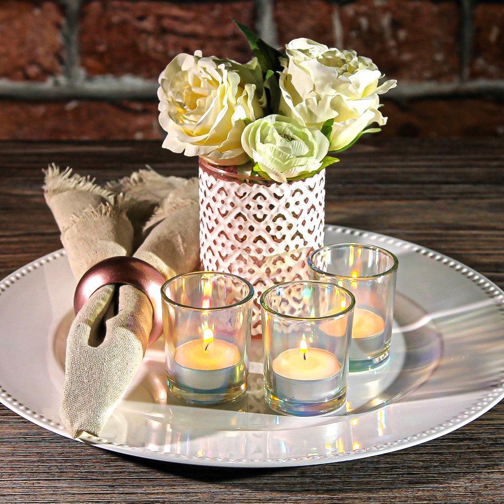 richland iridescent votive candle holder set of 72