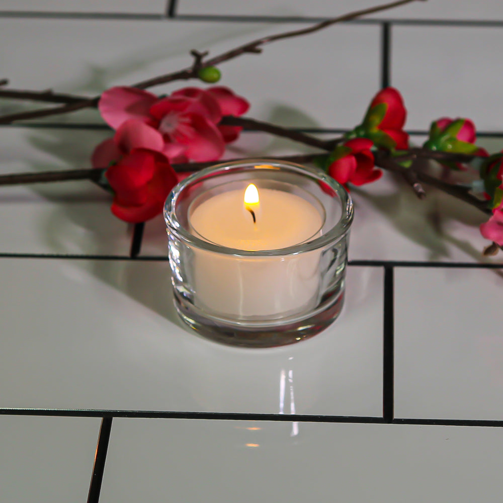 Richland Clear Cup Tealight Candles White Unscented Set of 50 - view 5