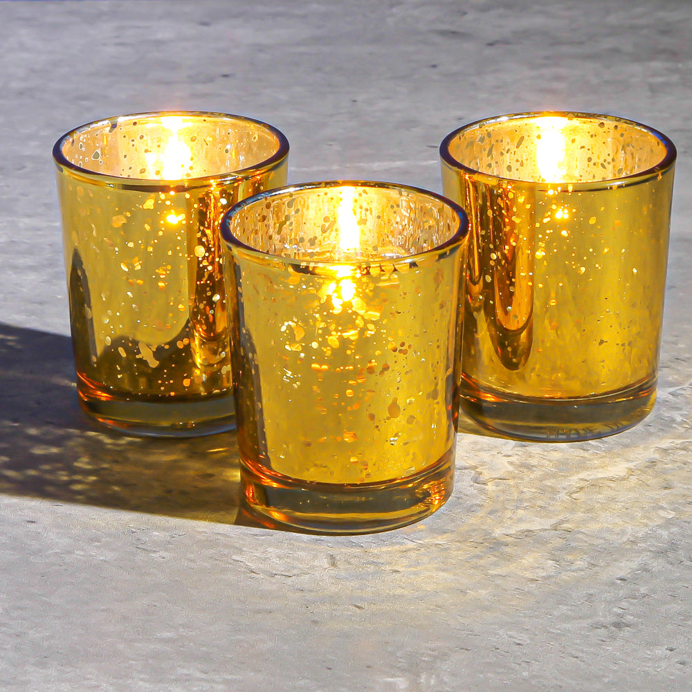 Richland Votive Candles & Mercury Votive Holders Set of 72 - view 6