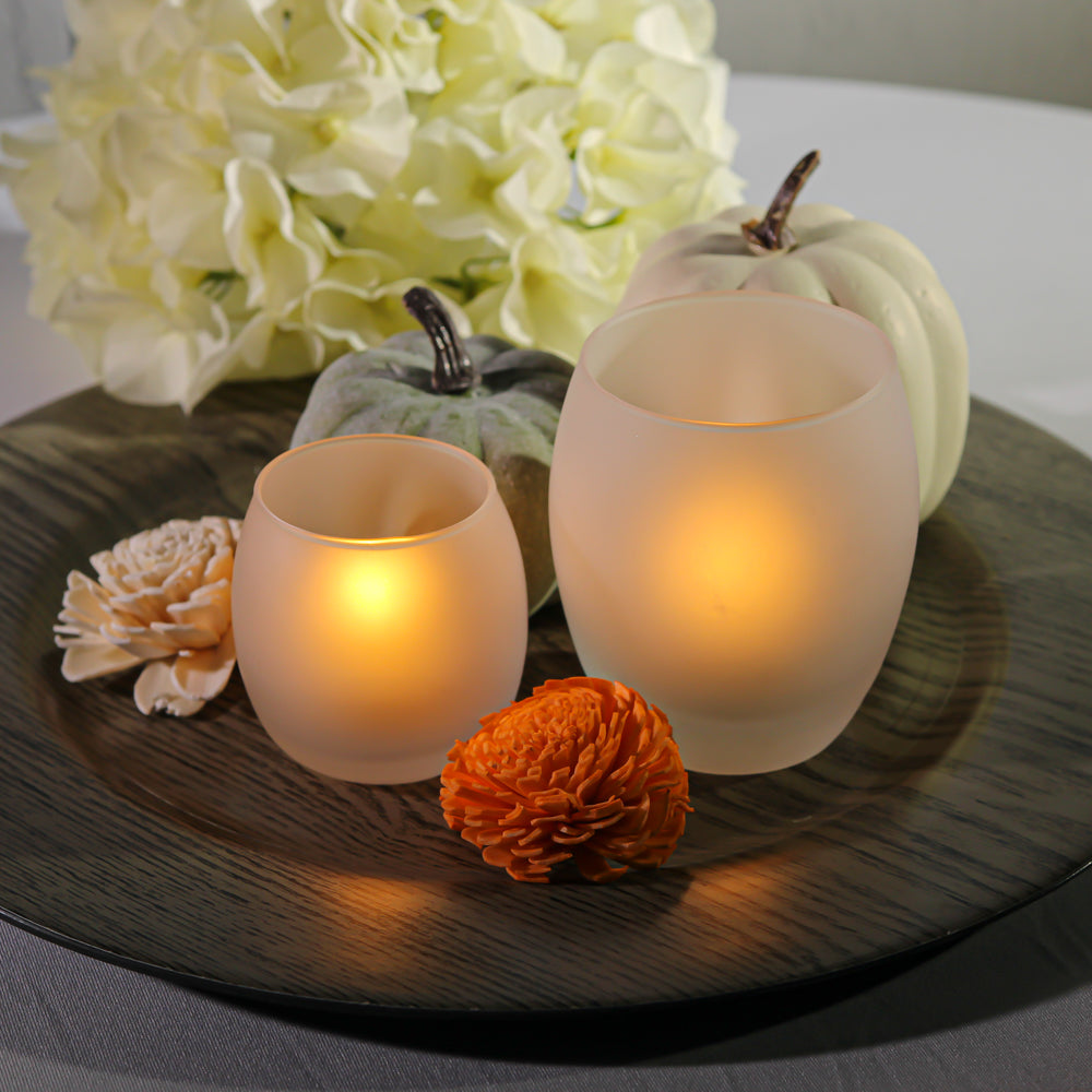 Eastland Petite Hurricane Votive Candle Holder Frosted Set of 36 - view 4