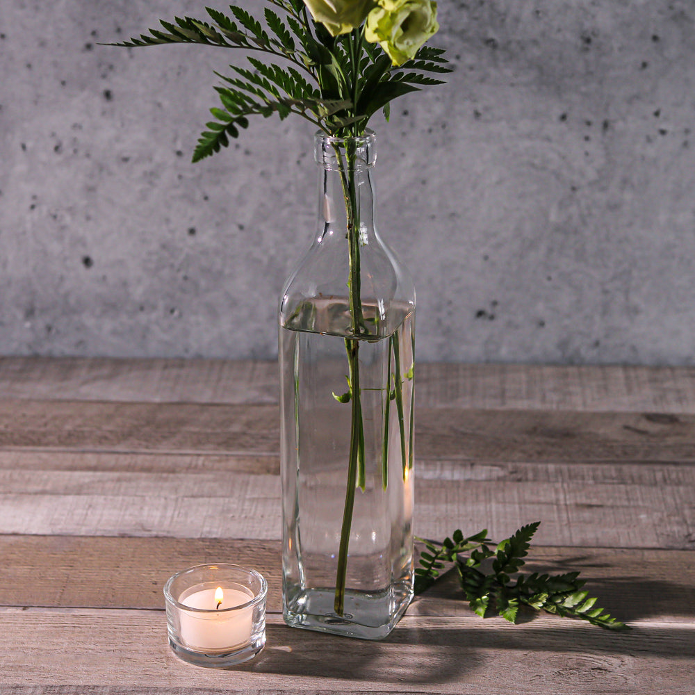 richland glass square bottle set of 24| 1323_24