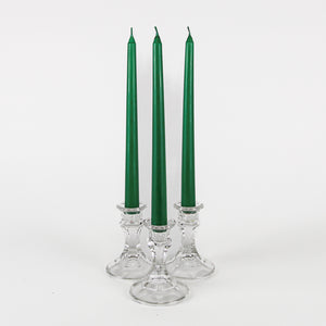 Richland Taper Candles 10" Dark Green