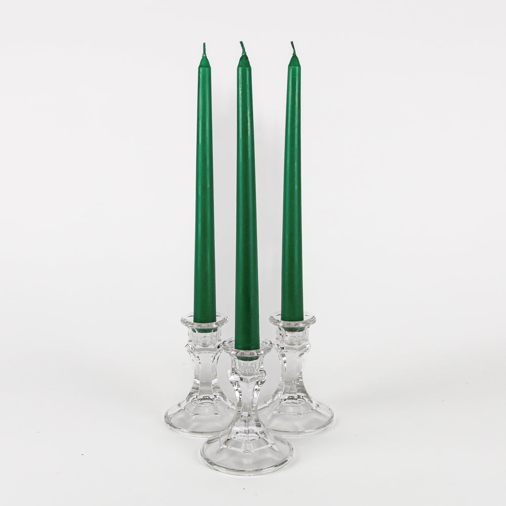Richland Taper Candles 10" Dark Green