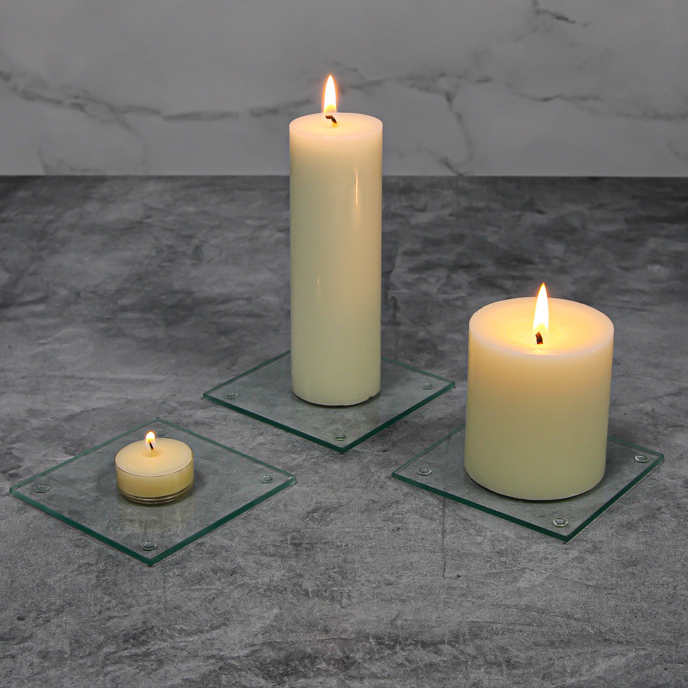 Richland Pillar Candle 2"x6" Light Ivory - view 3