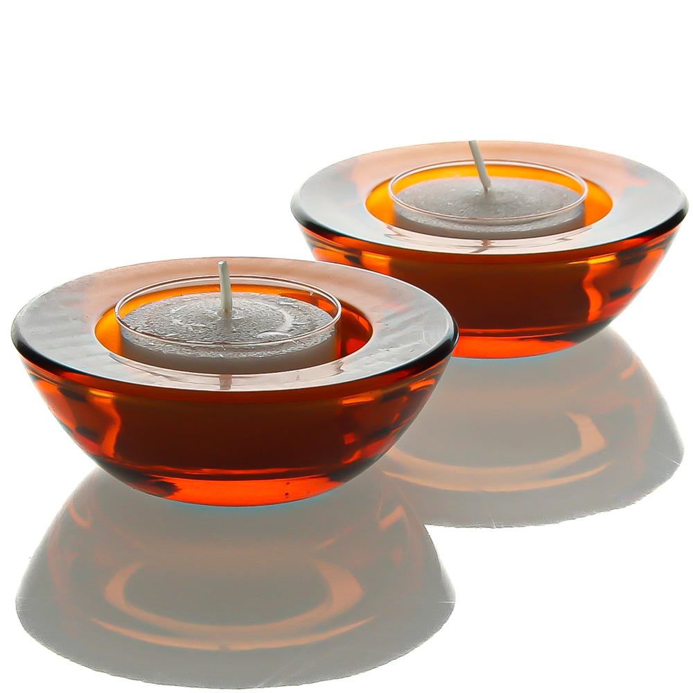 Eastland Chunky Tealight Candle Holder Amber| 1424_12